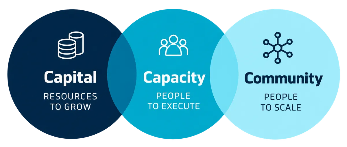 Venture Philanthropy Blueprint Capital Capacity Community model