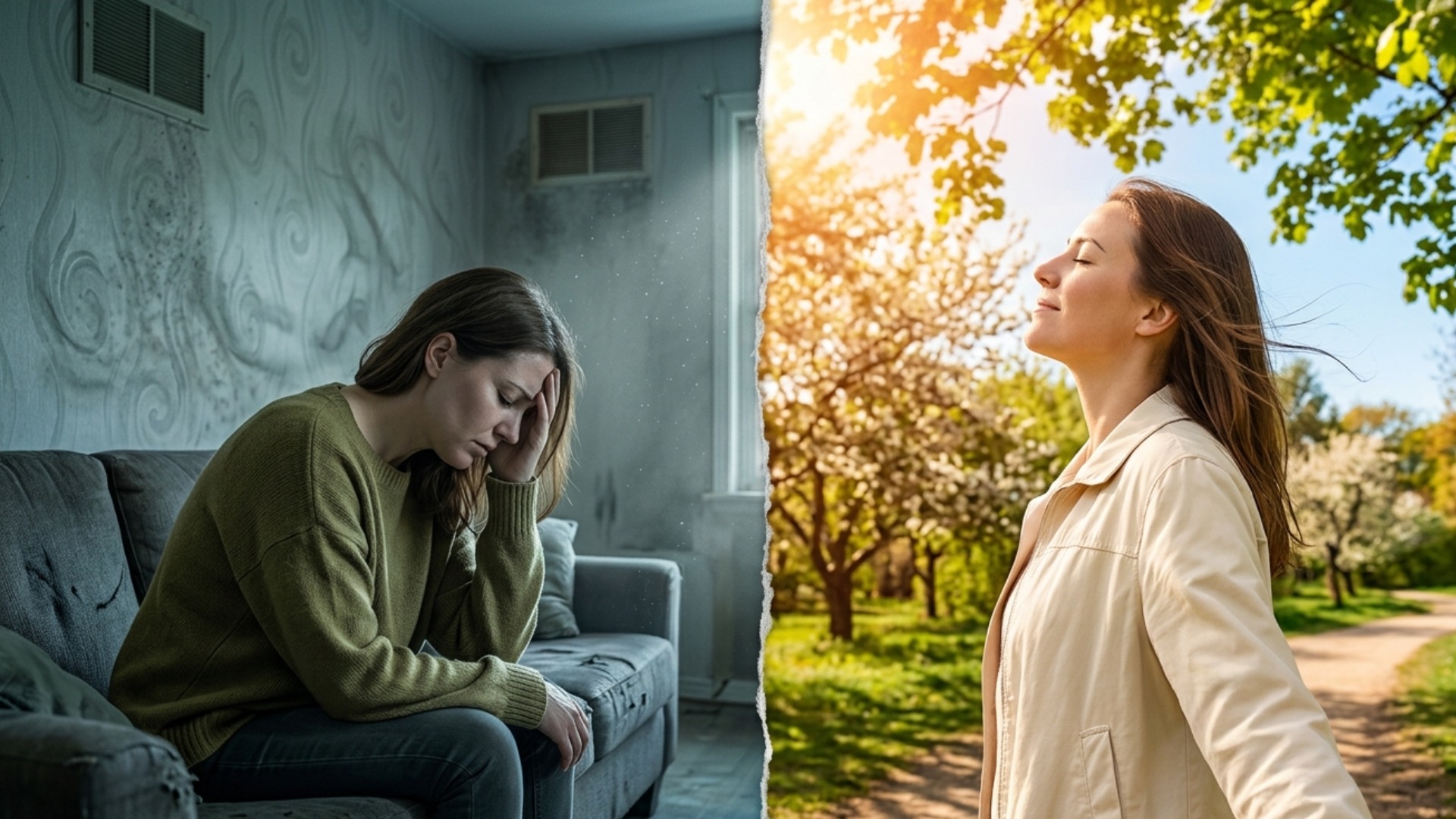 Why You Feel Sick at Home But Fine Outside