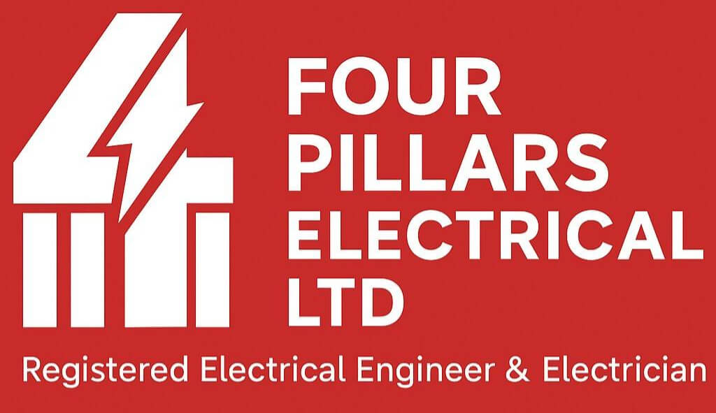 Four Pillars Electrical Ltd logo representing professional electrical services in Auckland