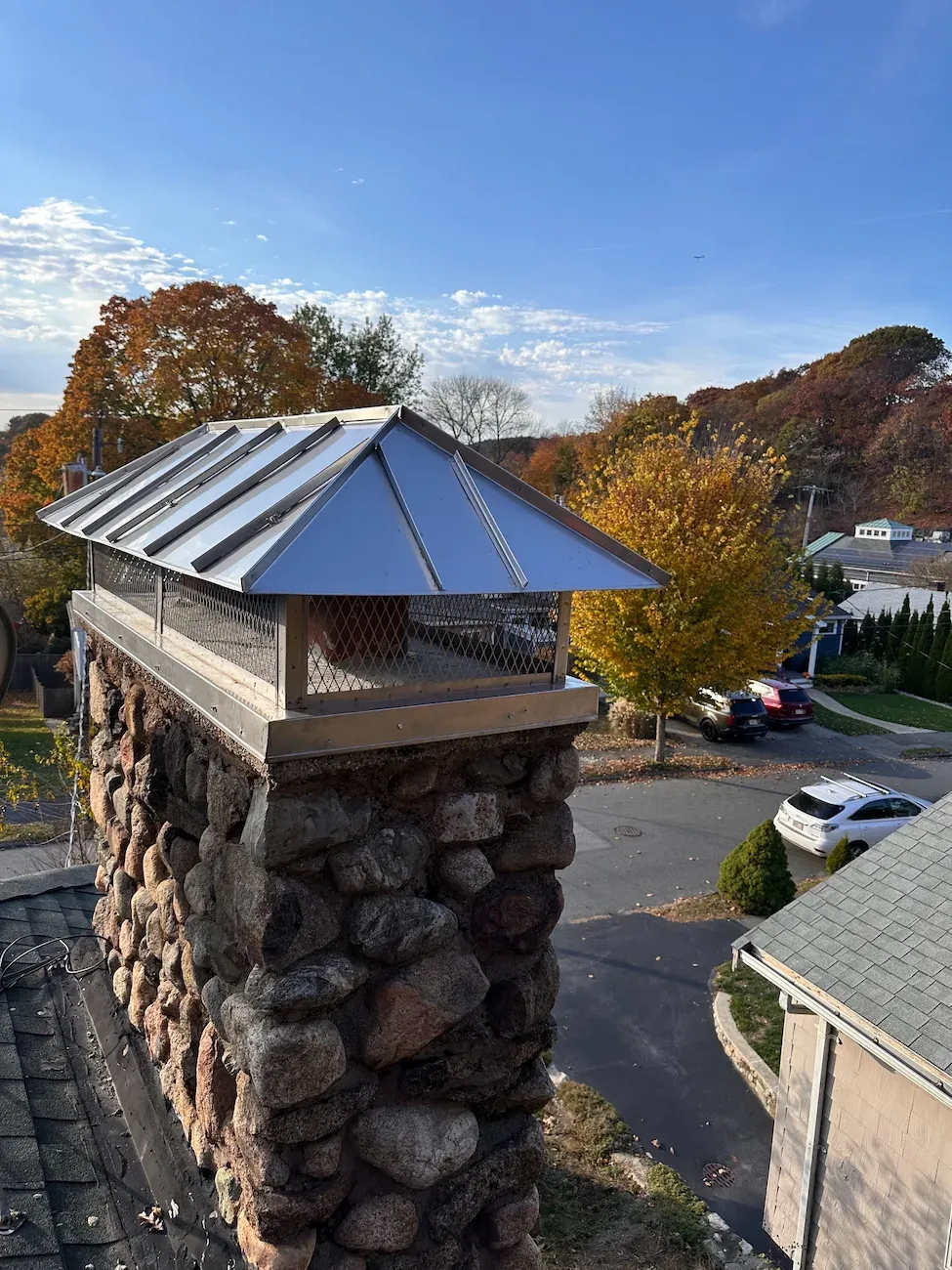 Thorough chimney inspection checking masonry, flue, liner, and structural condition.
