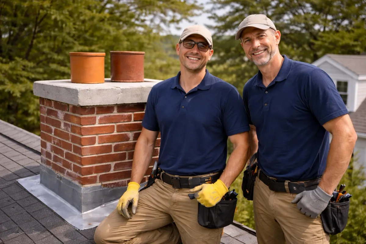 Thorough chimney inspection checking masonry, flue, liner, and structural condition.