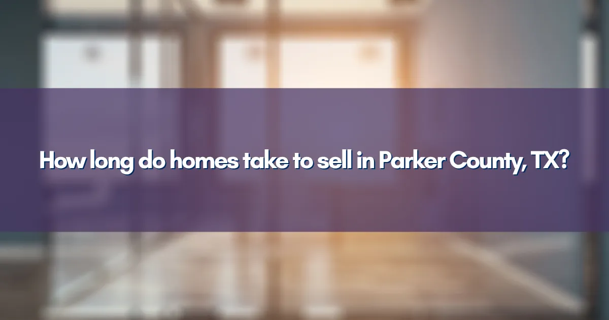 For sale sign with a pending rider in a Parker County TX neighborhood