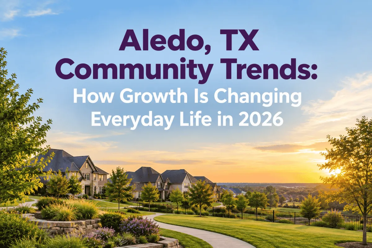 Aledo TX community growth and development trends in 2026