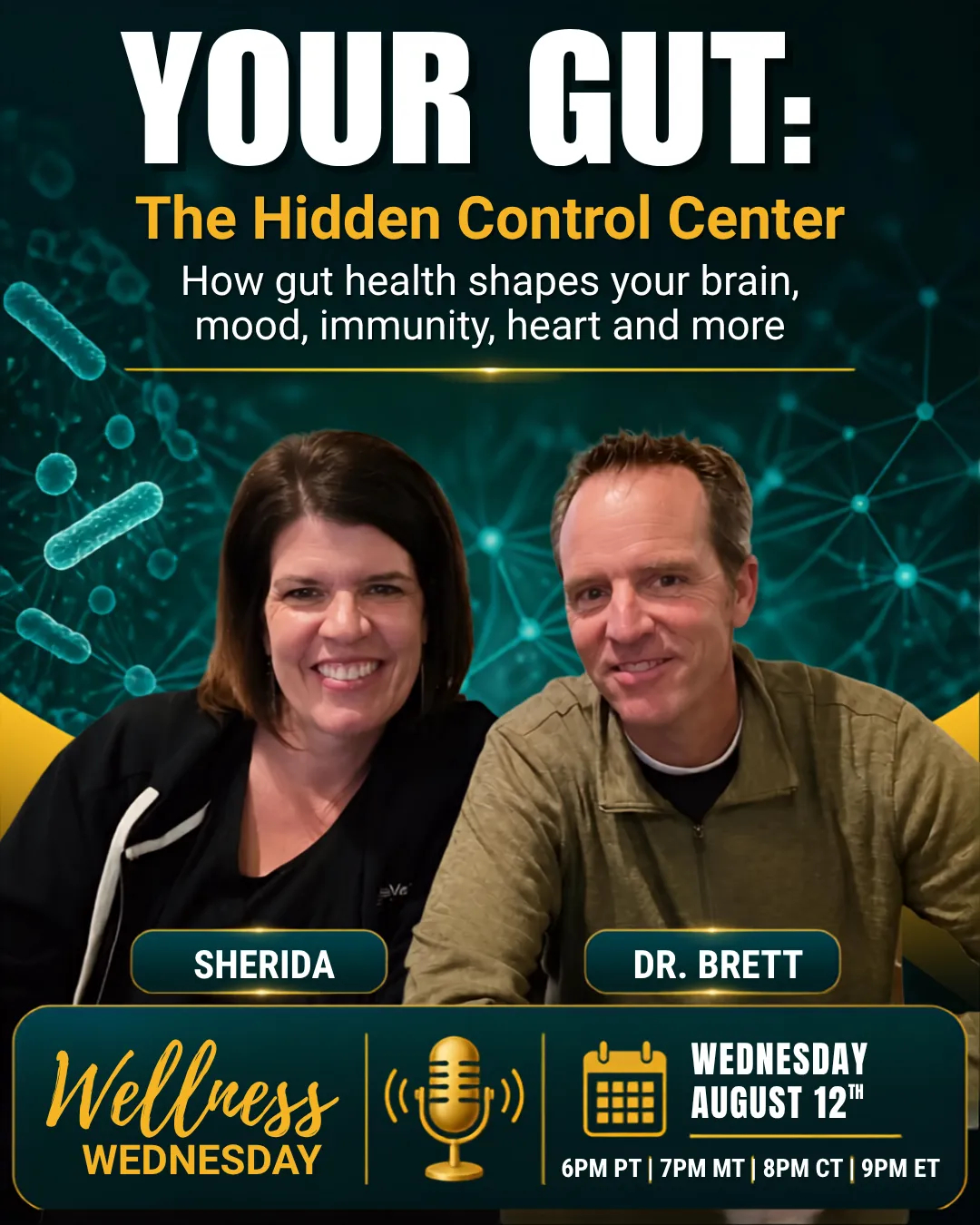 Dr. Brett Brimhall, Sherida Brimhall and Heidi Ankeny discuss the gut-brain connection, microbiome health, NRF2 activation and real transformation stories on Wellness Wednesday.