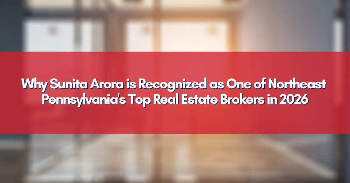 Top real estate broker Sunita Arora in Northeast Pennsylvania 2026