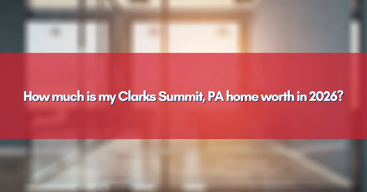 Front exterior of a valuable real estate property in Clarks Summit Pennsylvania