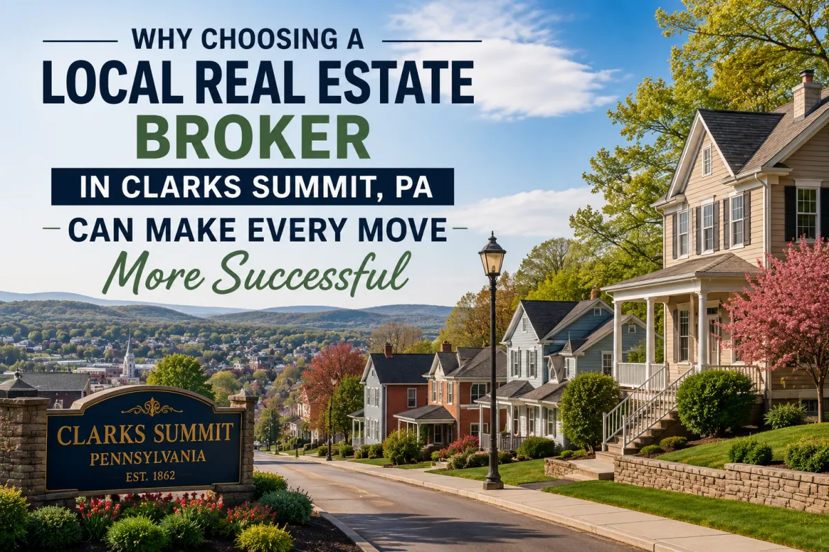 Experienced Real Estate Broker in Clarks Summit, PA helping buyers and sellers navigate Northeastern Pennsylvania real estate with trusted local expertise.