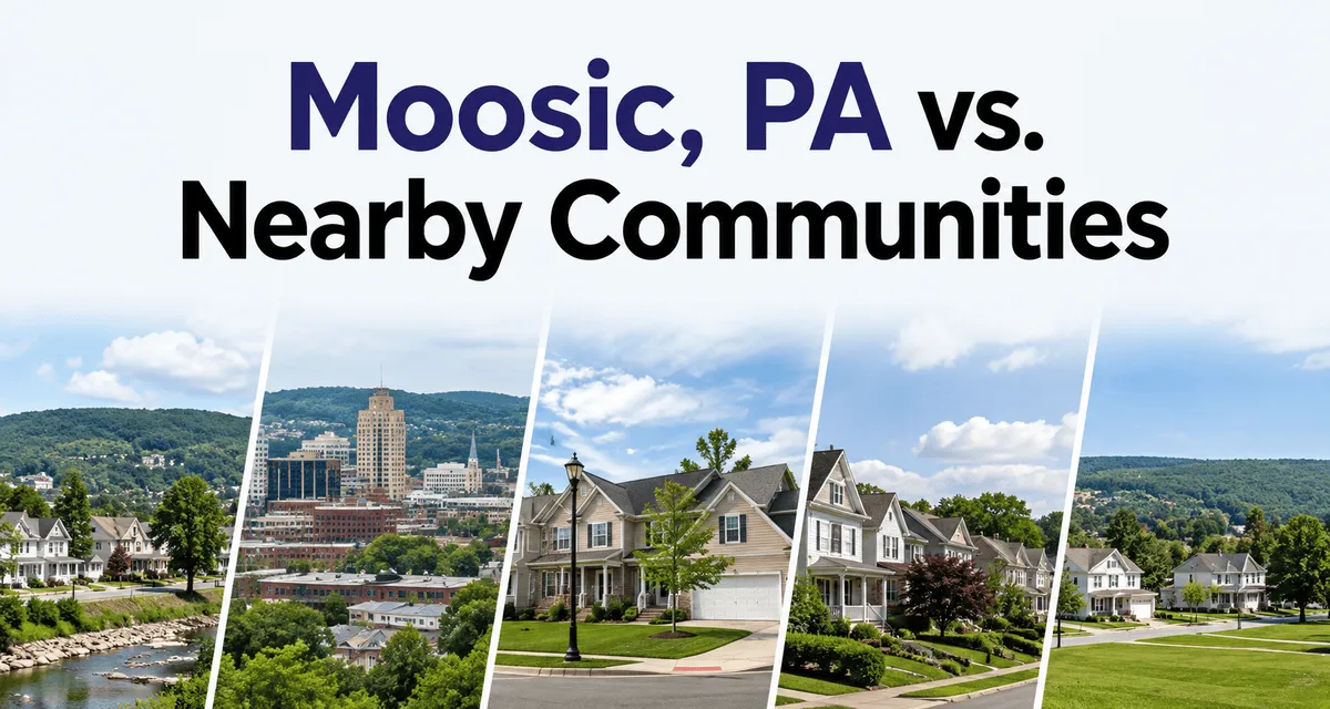 Moosic, PA vs. Nearby Communities: How to Choose the Right Place to Buy a Home