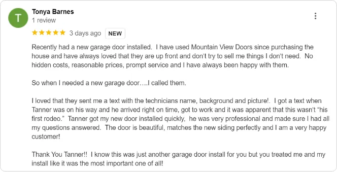 garage door sales