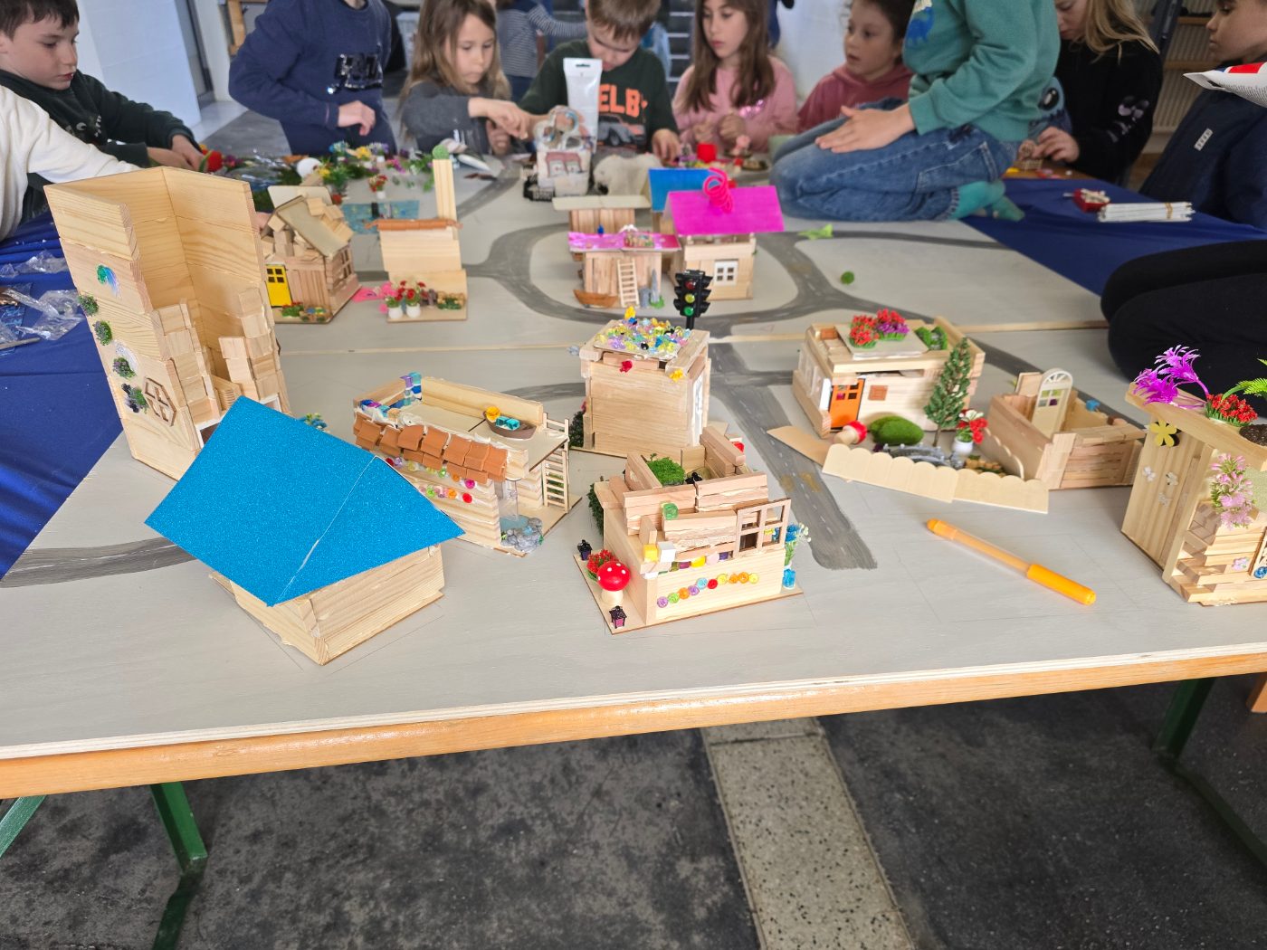 A little town built by school children