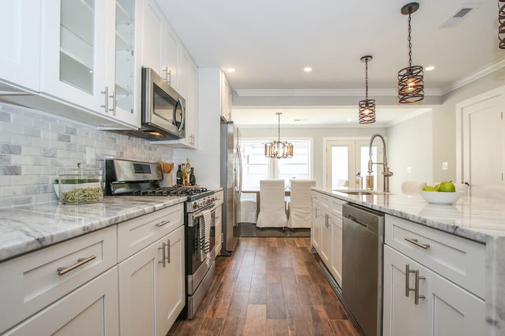 Custom cabinetry in a contemporary Takoma Park kitchen