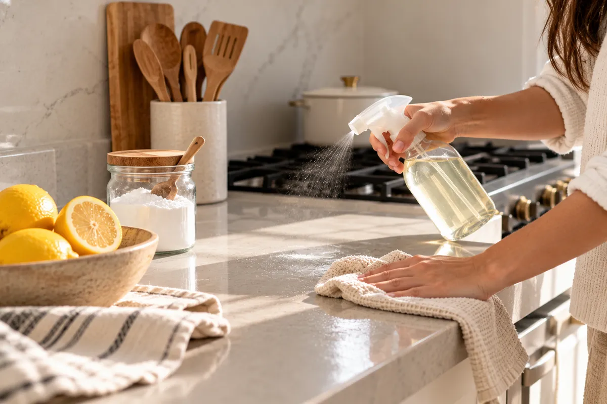 How to Clean Your Kitchen Without Harsh Chemicals 