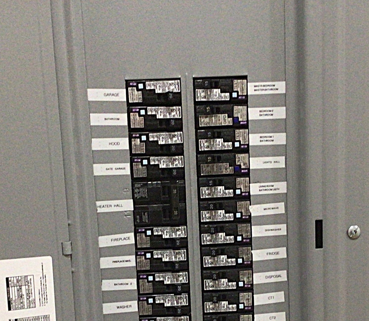 old fuse box electrical panel