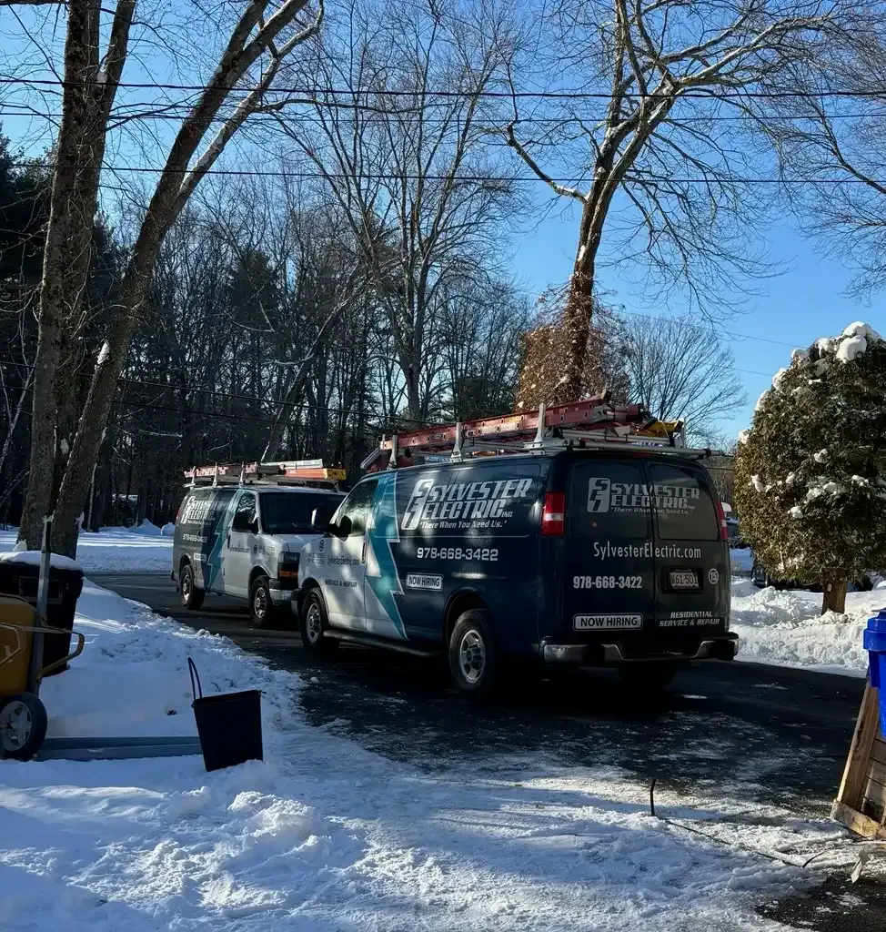Sylvester electric electrician working on meter