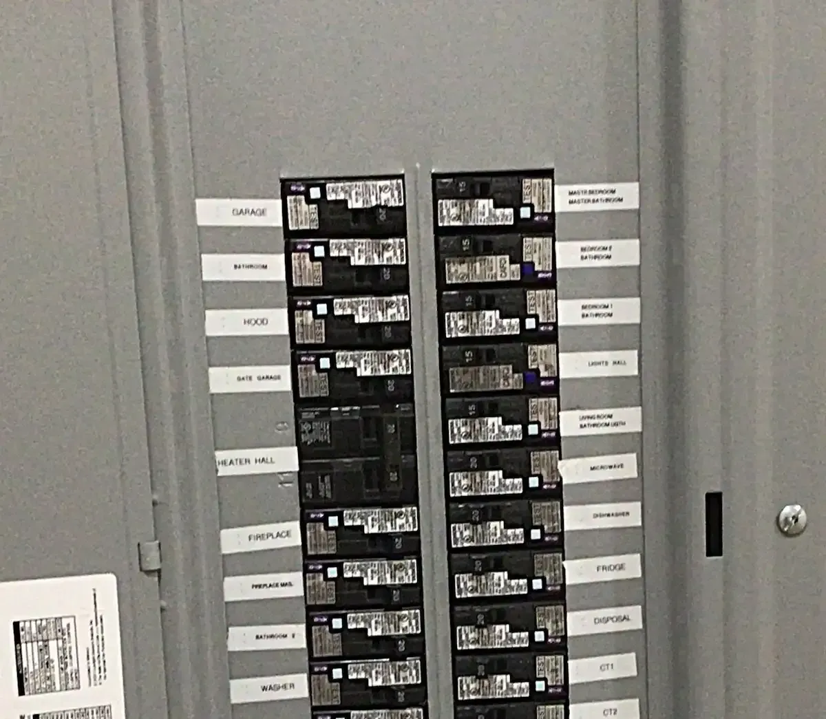 old fuse box electrical panel