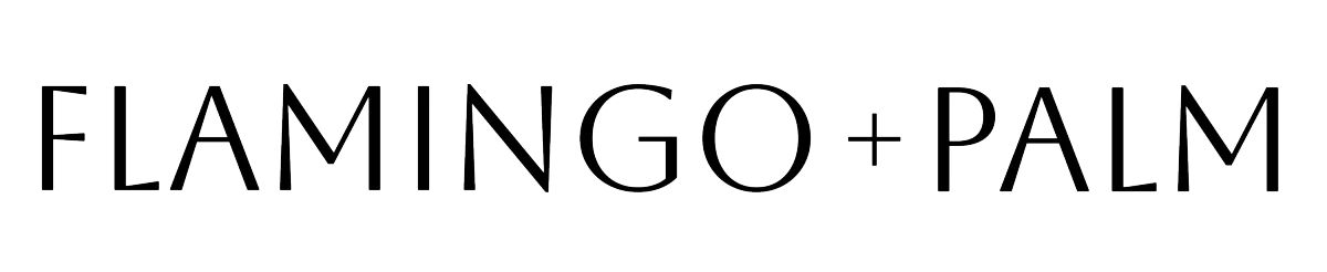 Flaming and Palm Brand Logo