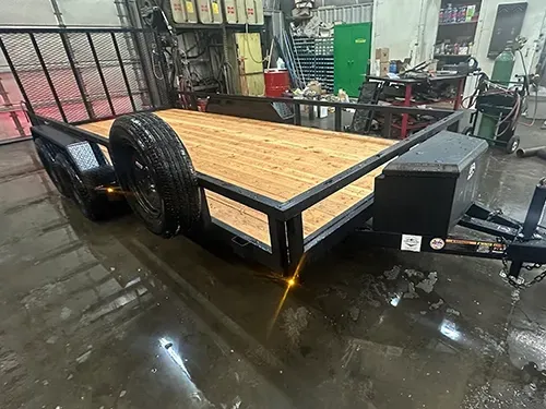 Flatbed-Trailer-For-Car-Hauling