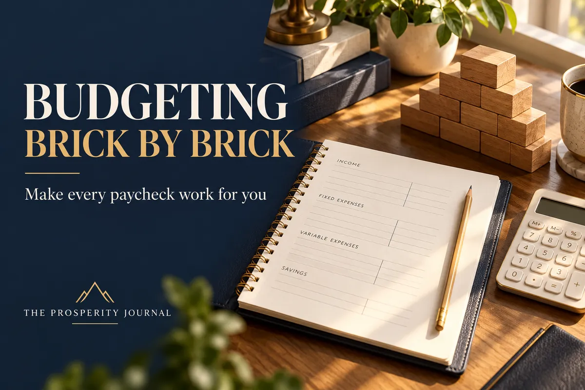 Budgeting Brick by Brick: How to Make Every Paycheck Work for You