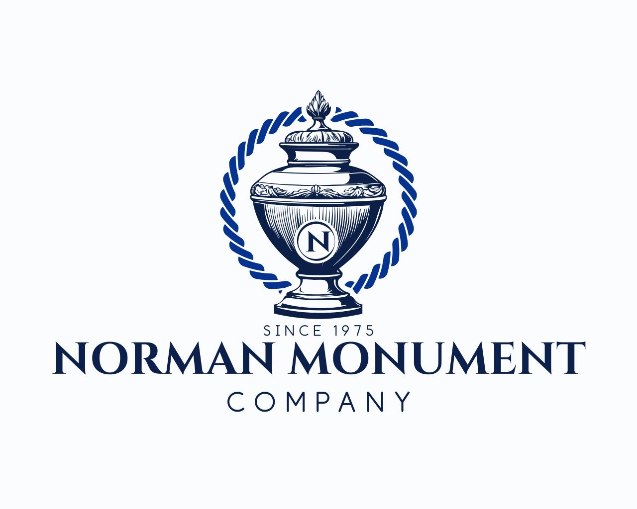 Norman Monument Company logo - headstone and monument maker client since 1975