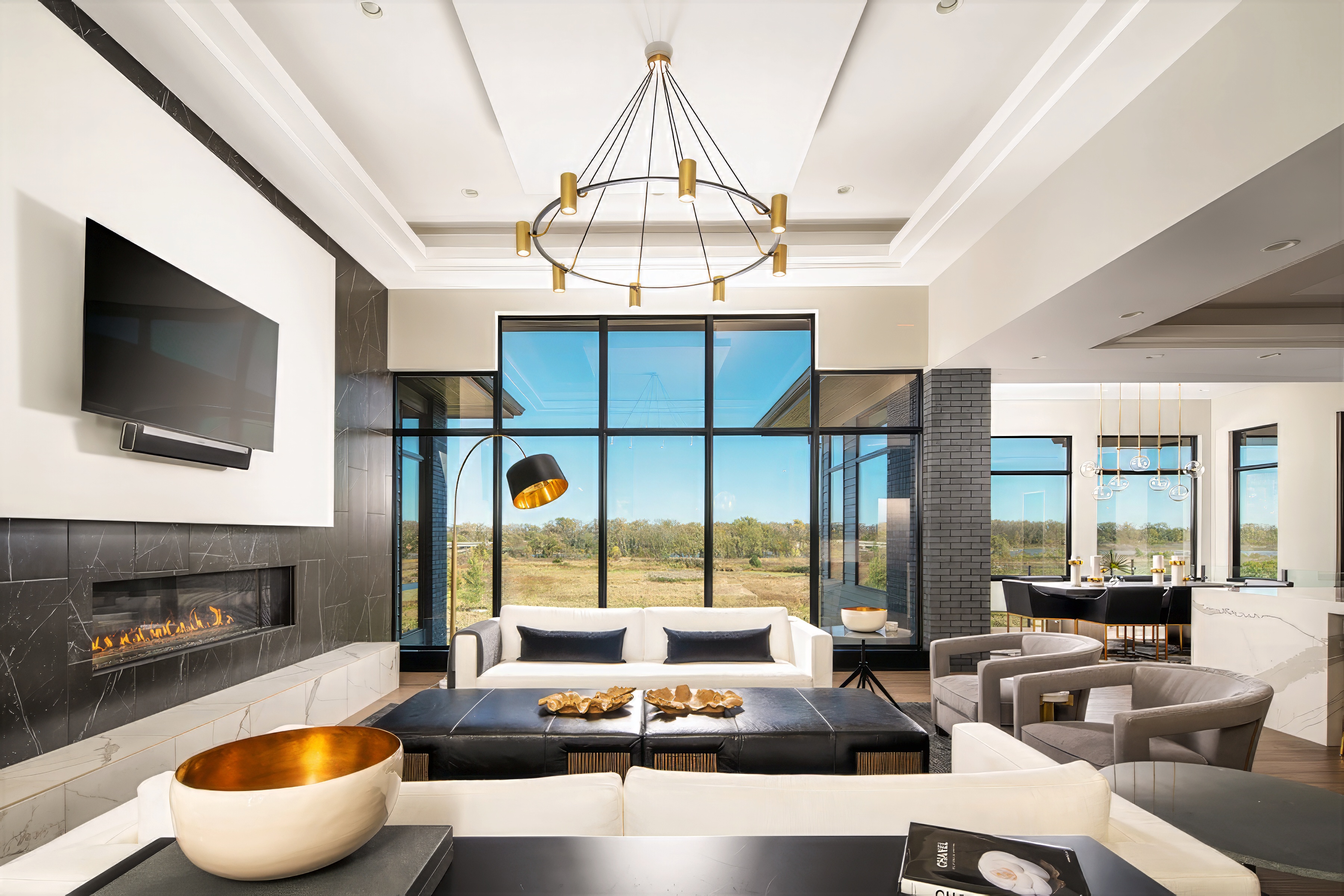 white and black abstract painting