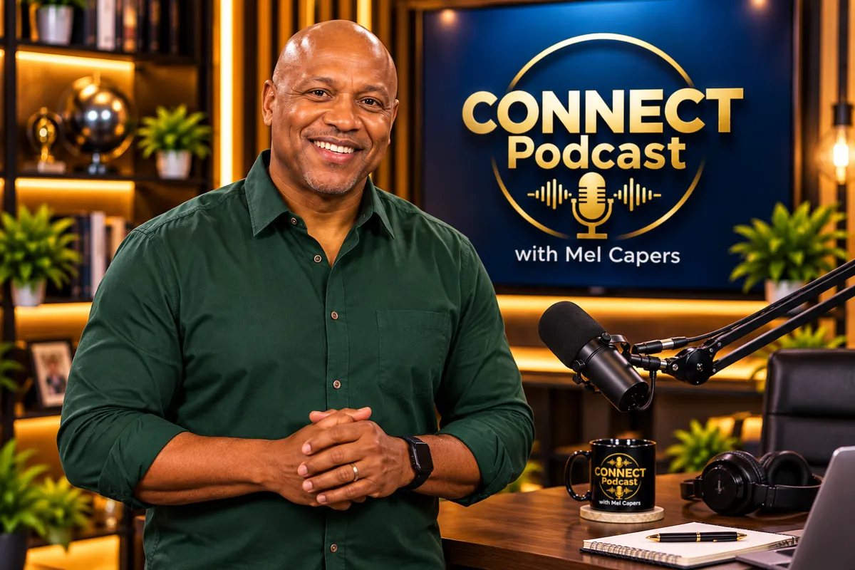 Meet the Producer of the CONNECT Podcast, at the microphone