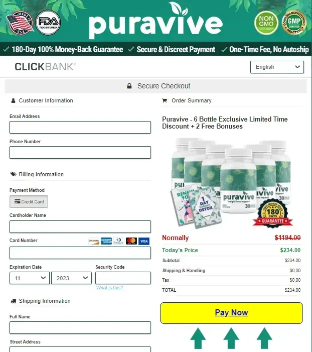 Puravive order