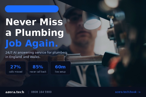 Plumber Answering Service UK | Azera Tech