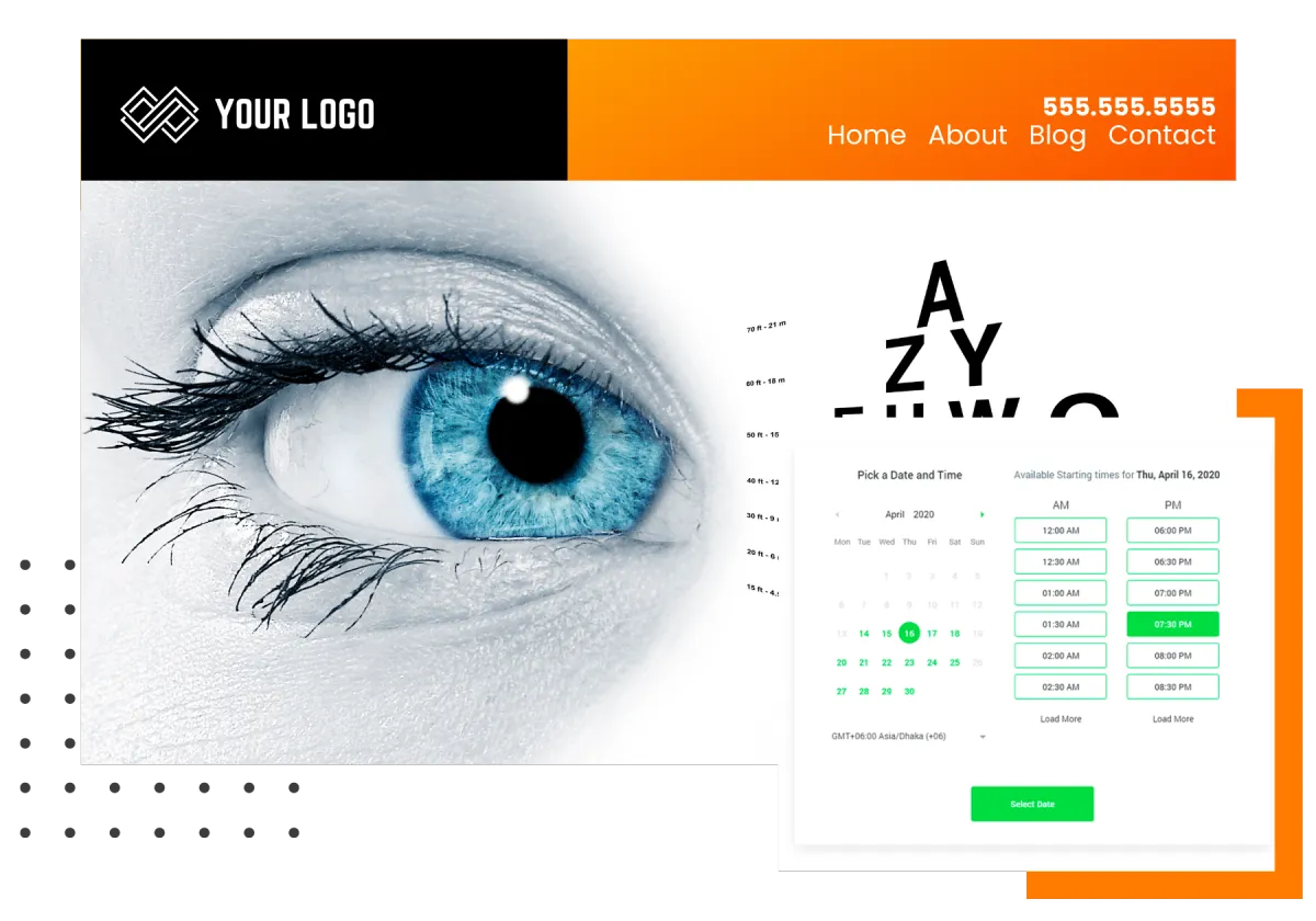 Optometry Business Scheduling Calendars