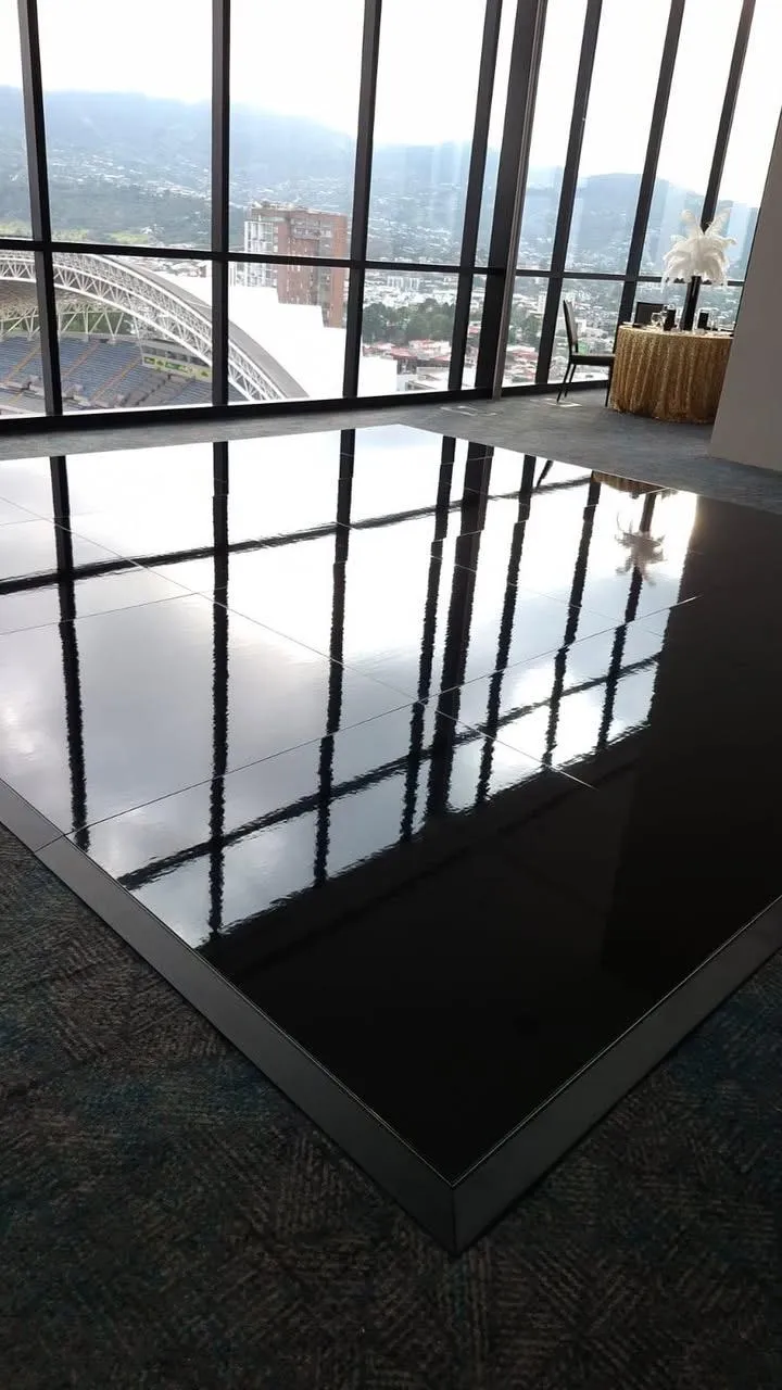 Black dance Floor