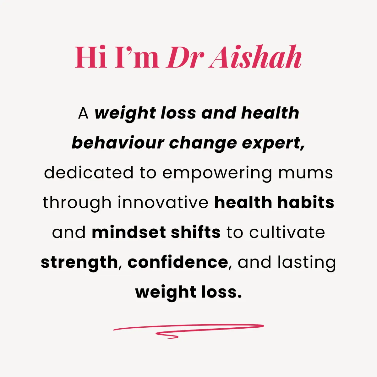 a weight loss and health behaviour change expert