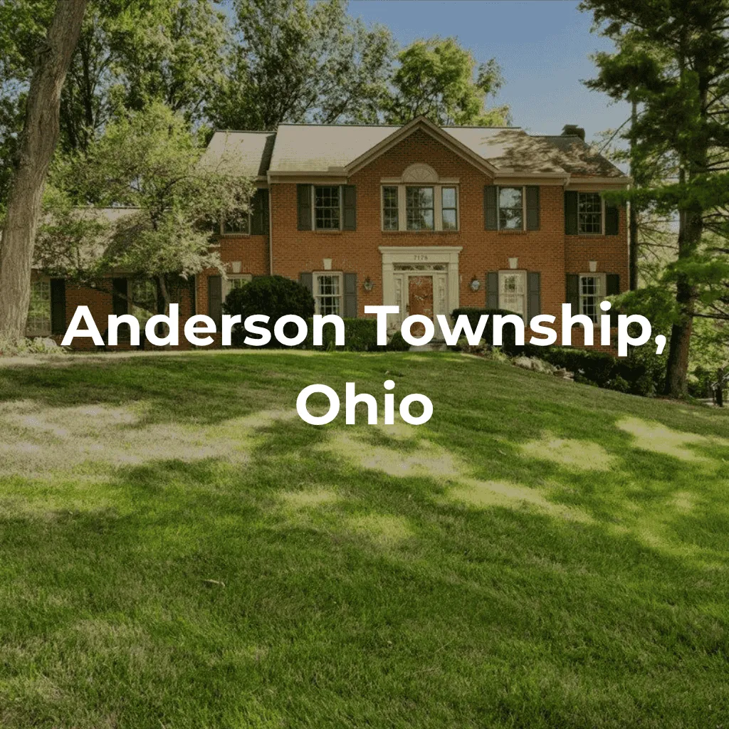 Stately home in Anderson Township, Hamilton County, Ohio.
