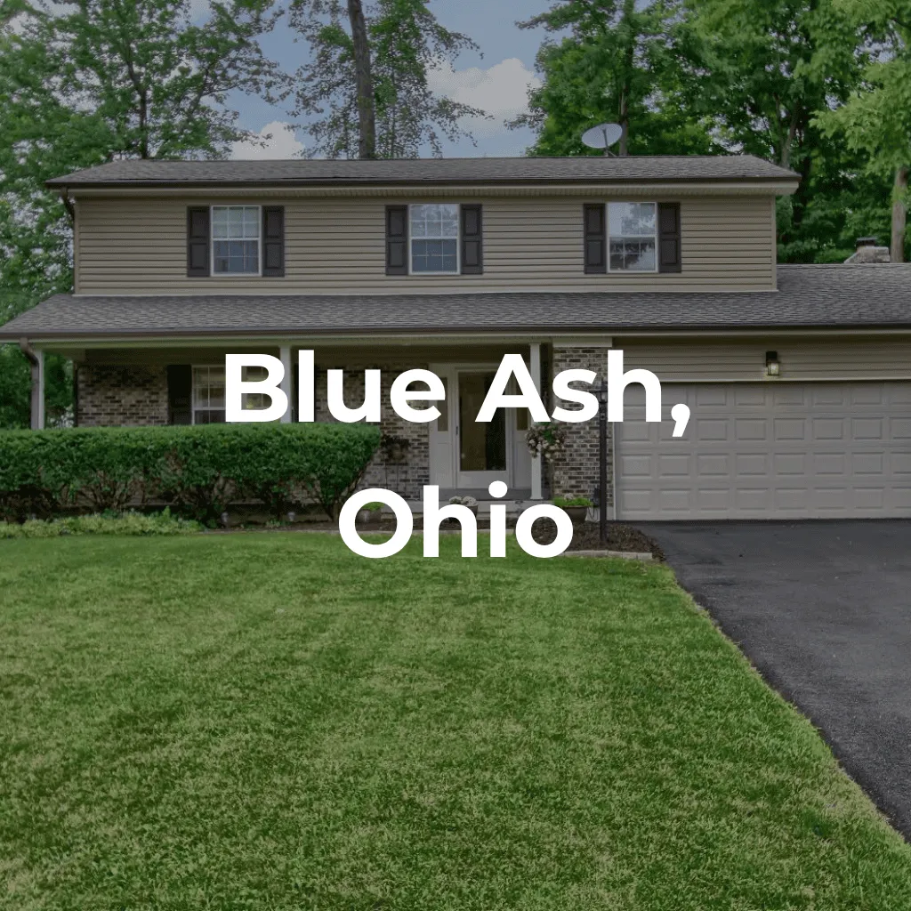 Typical family home in the community of Blue Ash, Ohio