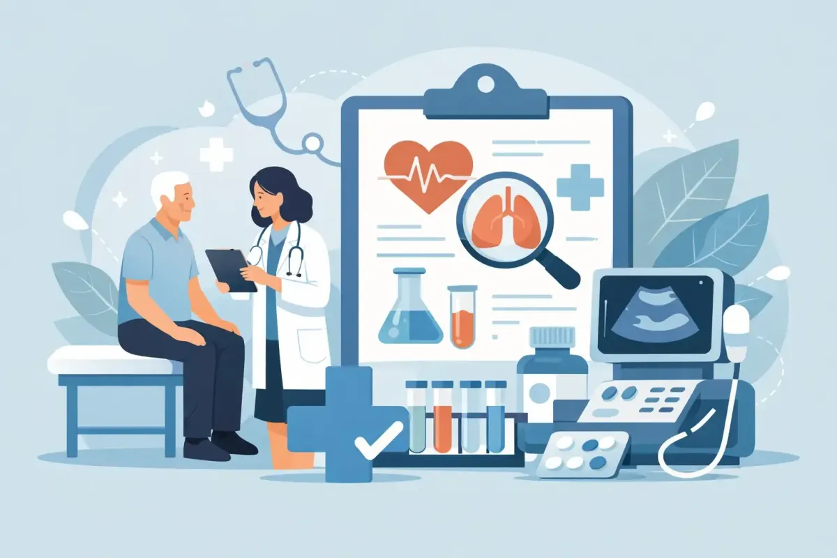Image of diagnostice program for a medical practice