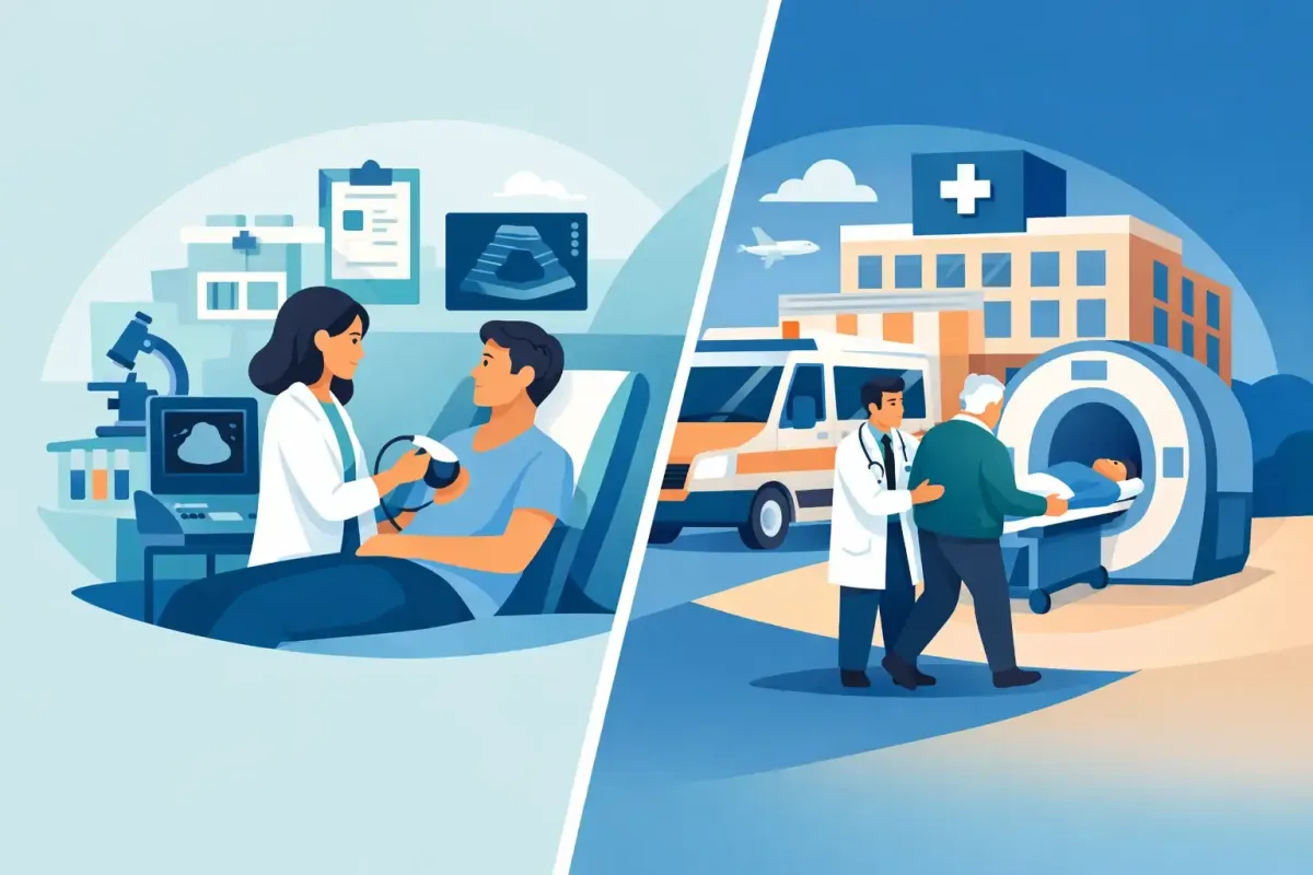 Onsite Diagnostics vs Hospital Referrals