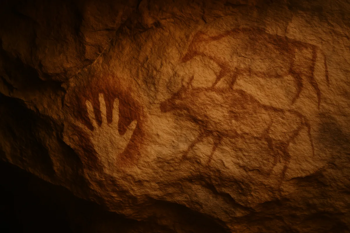 silhouette of person standing on rock surrounded by body of water