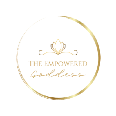 Abstract pastel illustration of a serene empowered woman surrounded by soft flowing shapes