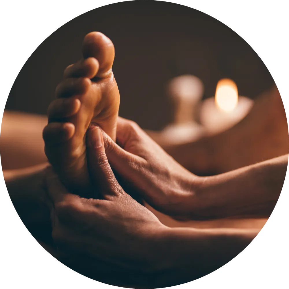 Relaxing spa facial service