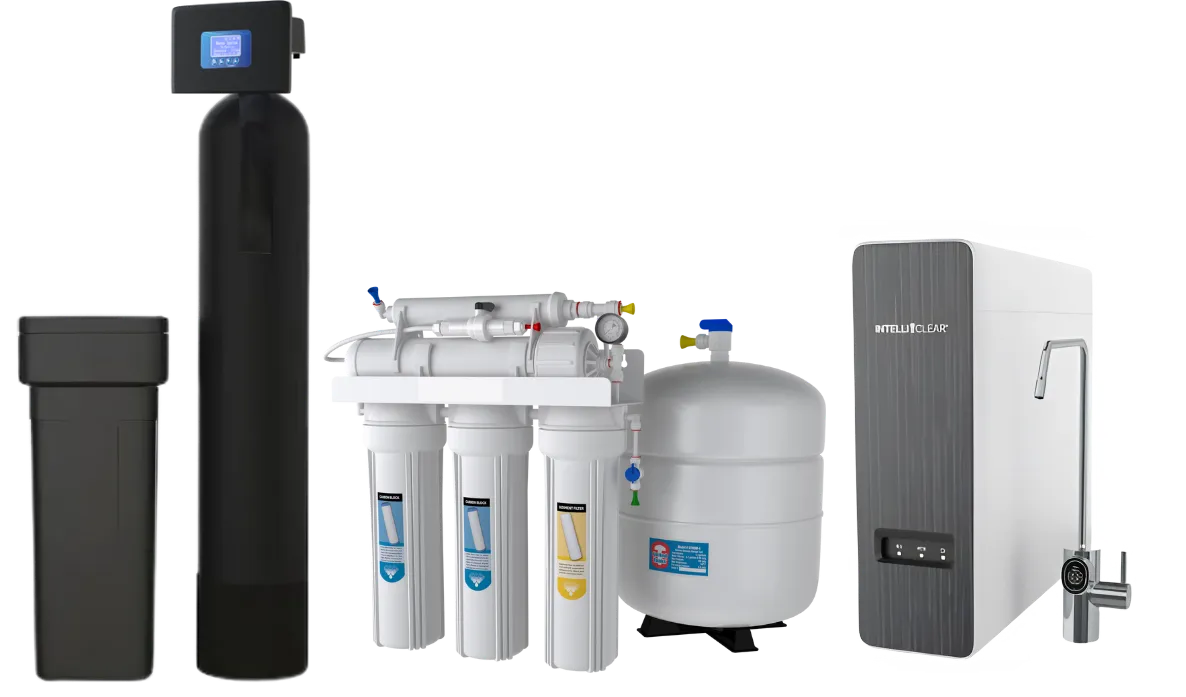Honest Water Co. system overview, stock photo portrait