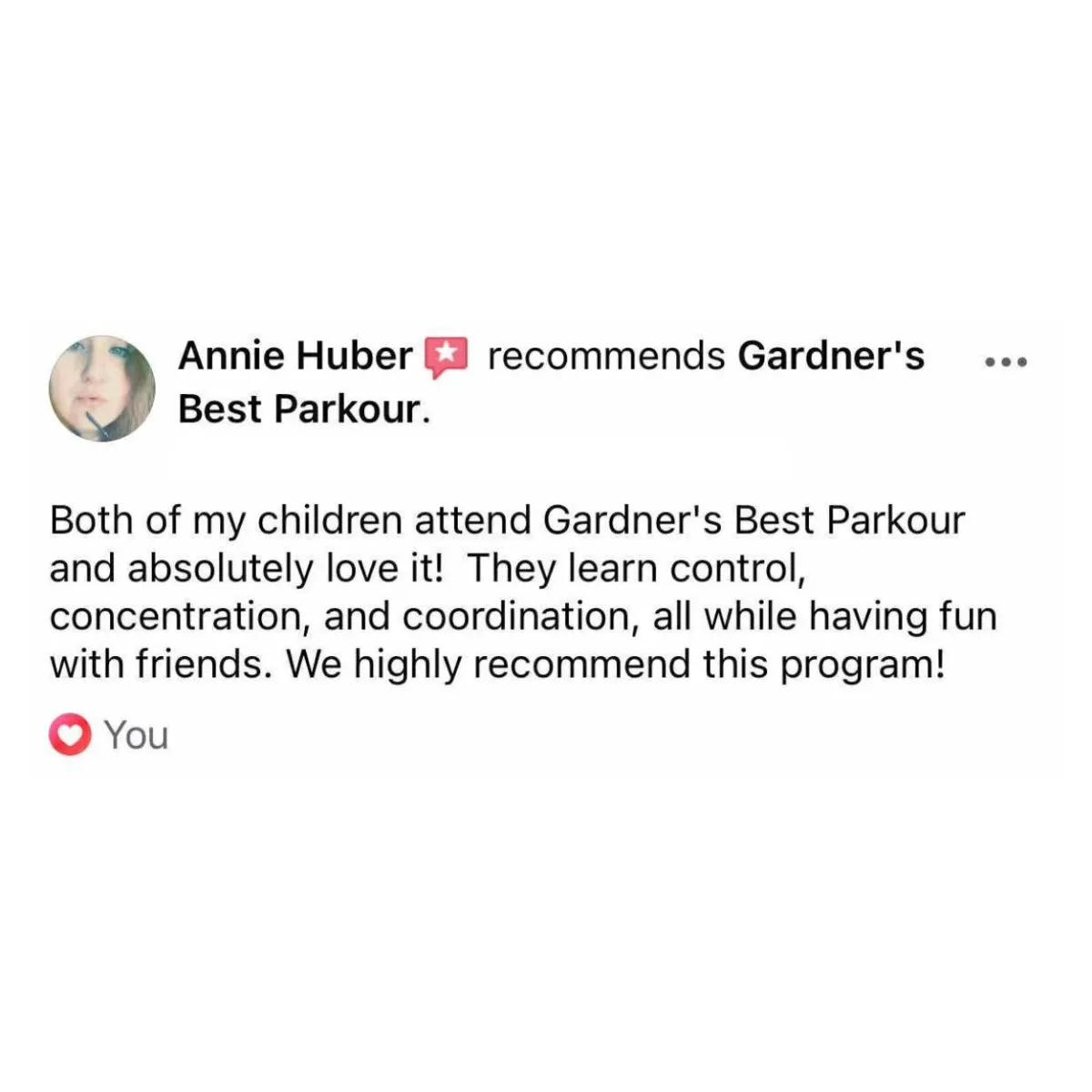 Review for Gardner's Best Parkour