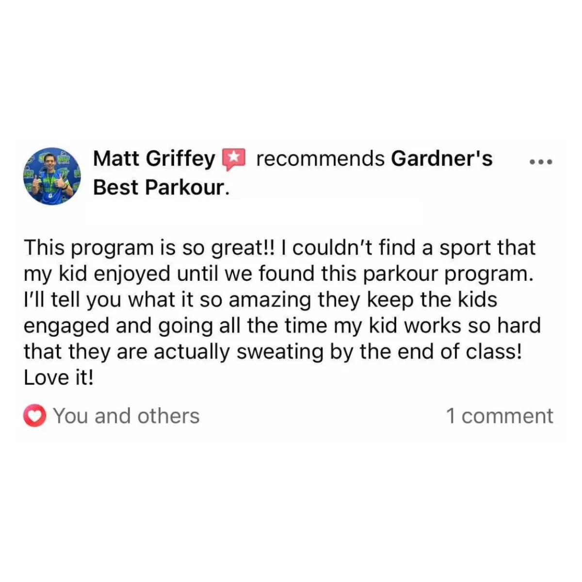 Review forGardner's Best Parkour