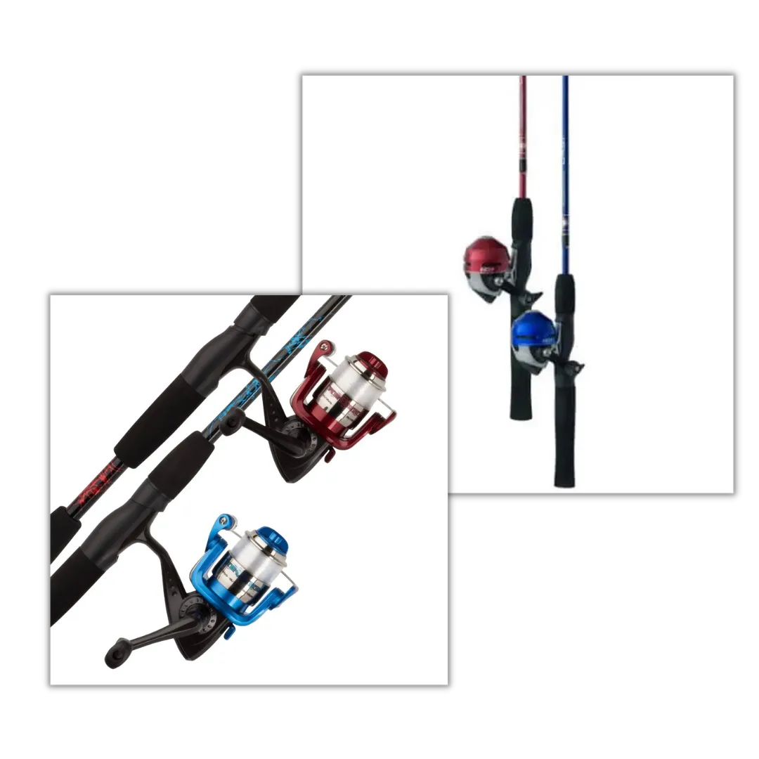 Shakespeare and Zebco fishing poles