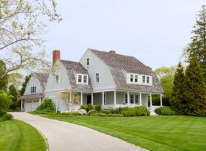 Green front lawn in Peabody maintained by LN Landscaping & Irrigation