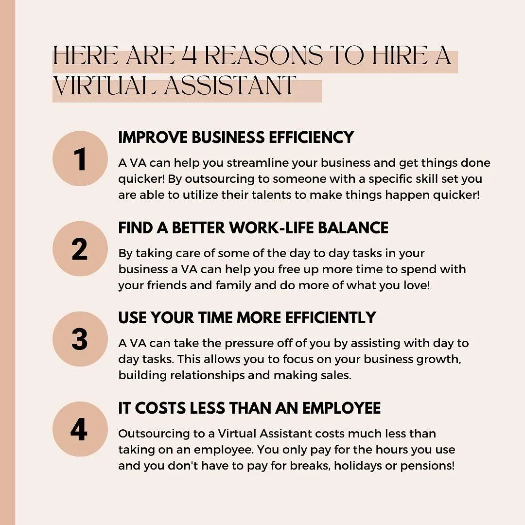 here are 4 reasons to hire a virtual assistant