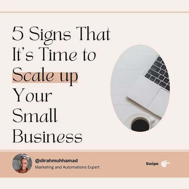 5 signs it's time to scale up your small business image