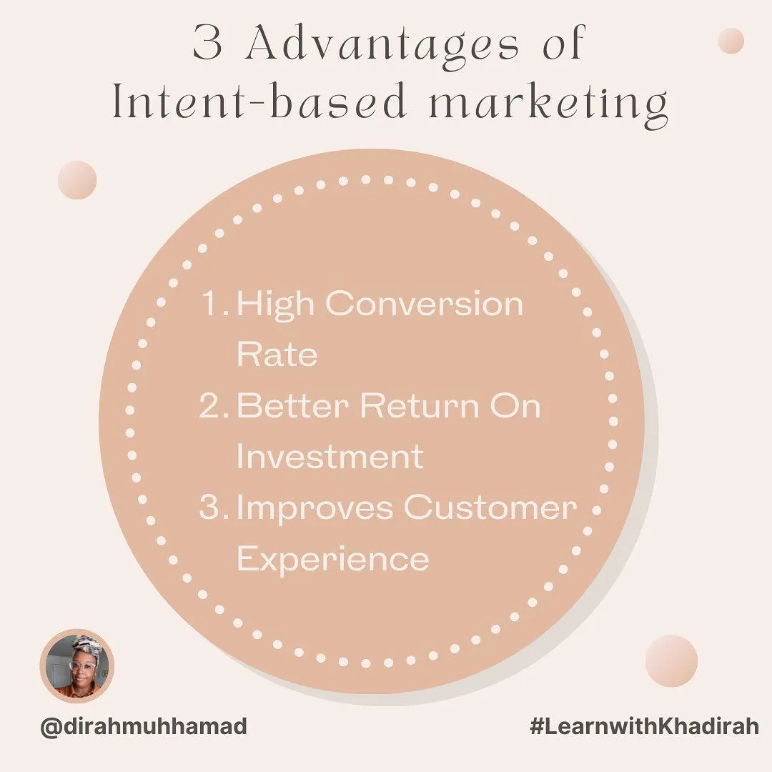 3 Advantages of intent-based marketing