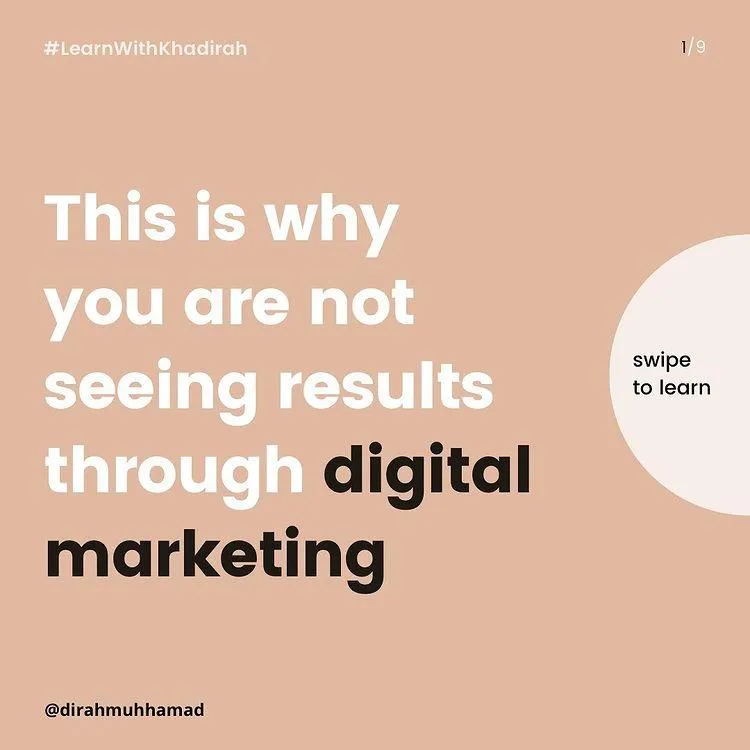 this is why you are not seeing results through digital marketing