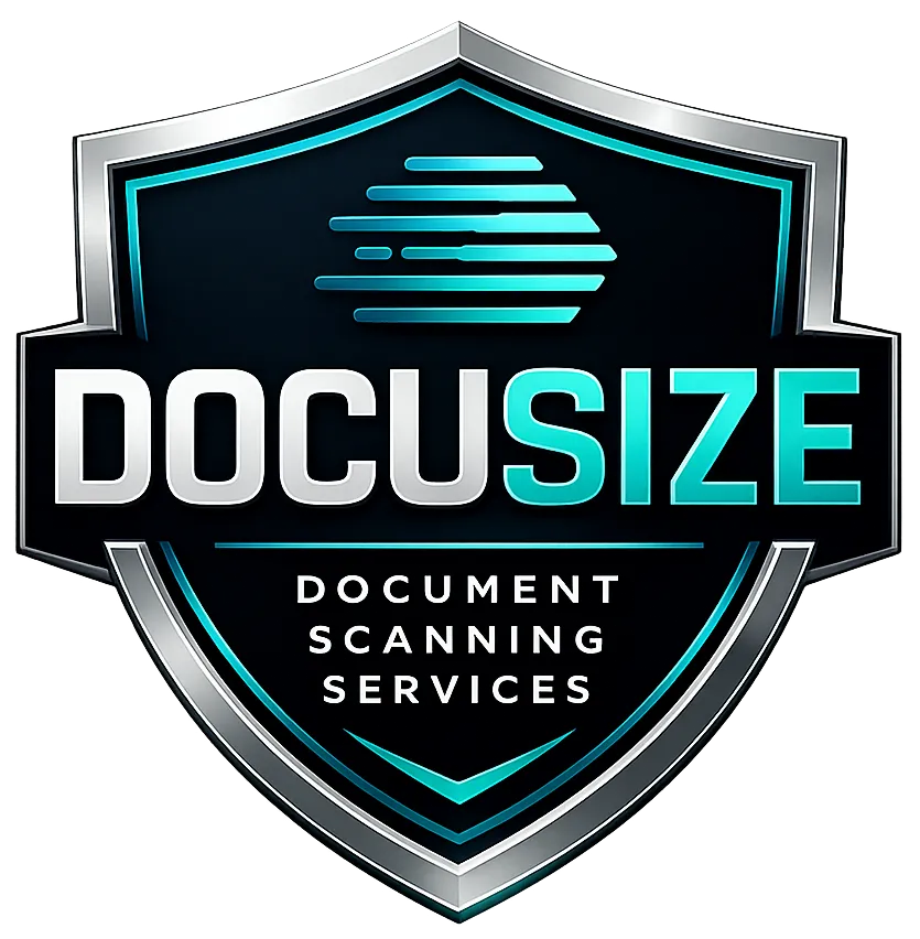 Docusize document scanning services logo