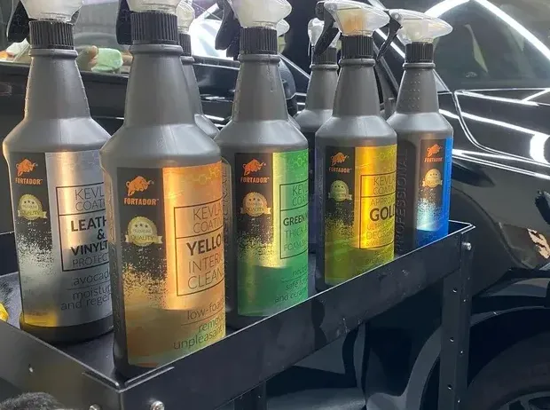 professional car cleaning products we use