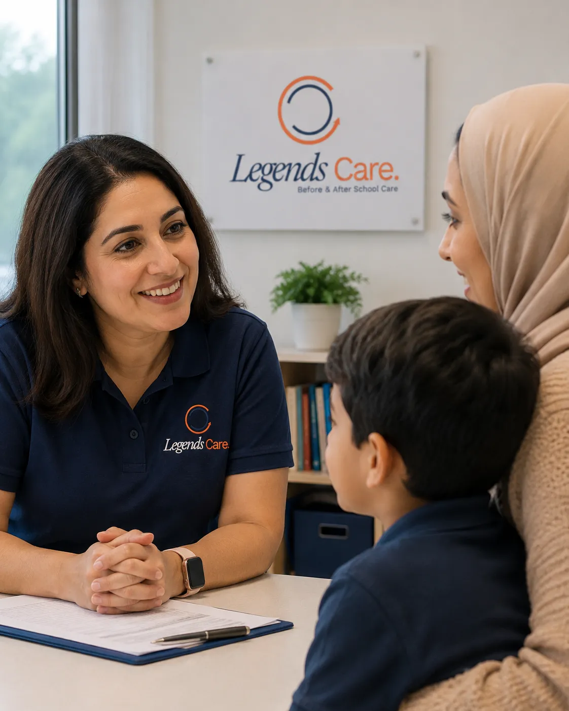 Personalised Care plan meeting at Legends care