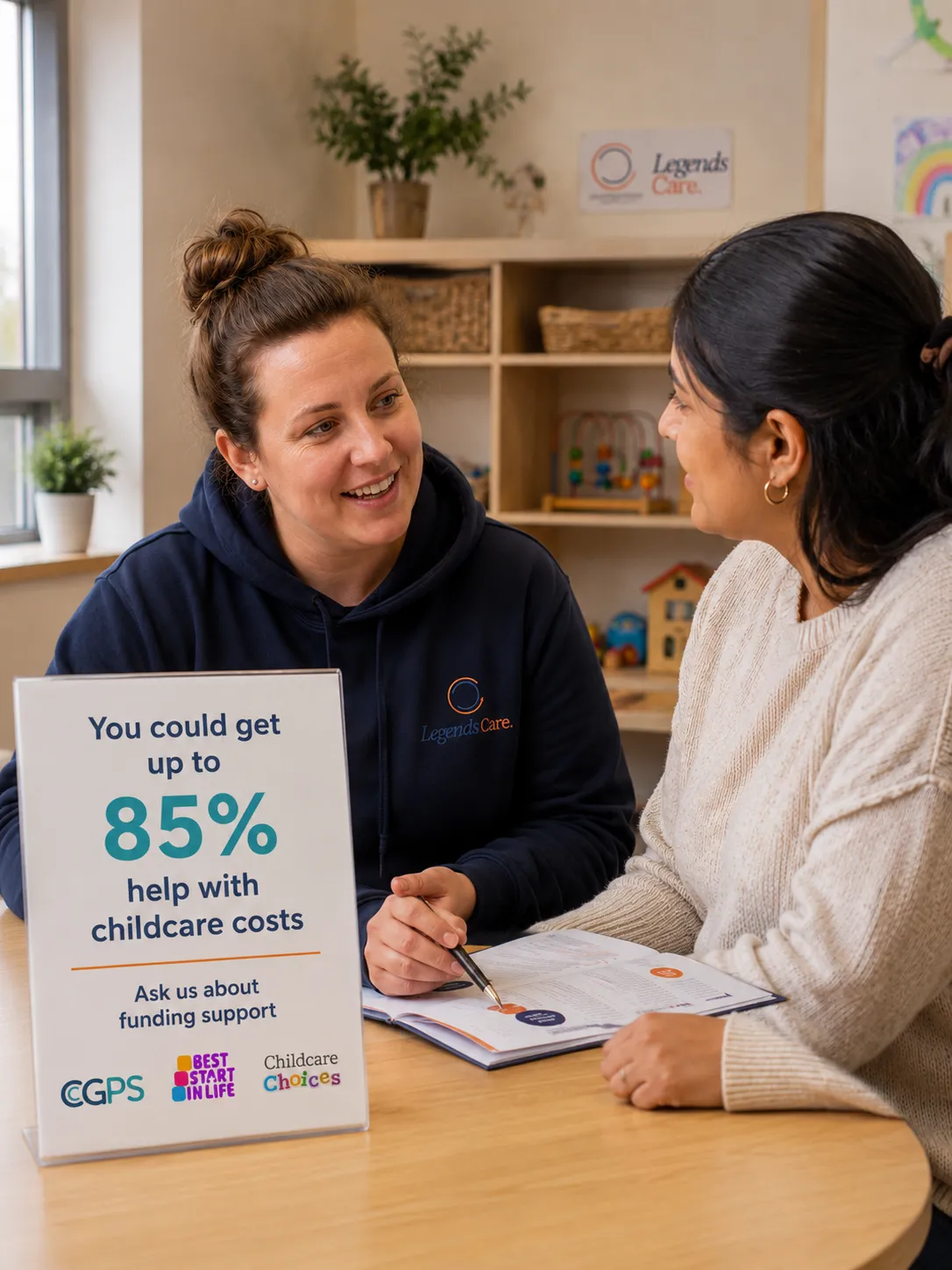 helping a parent with childcare support